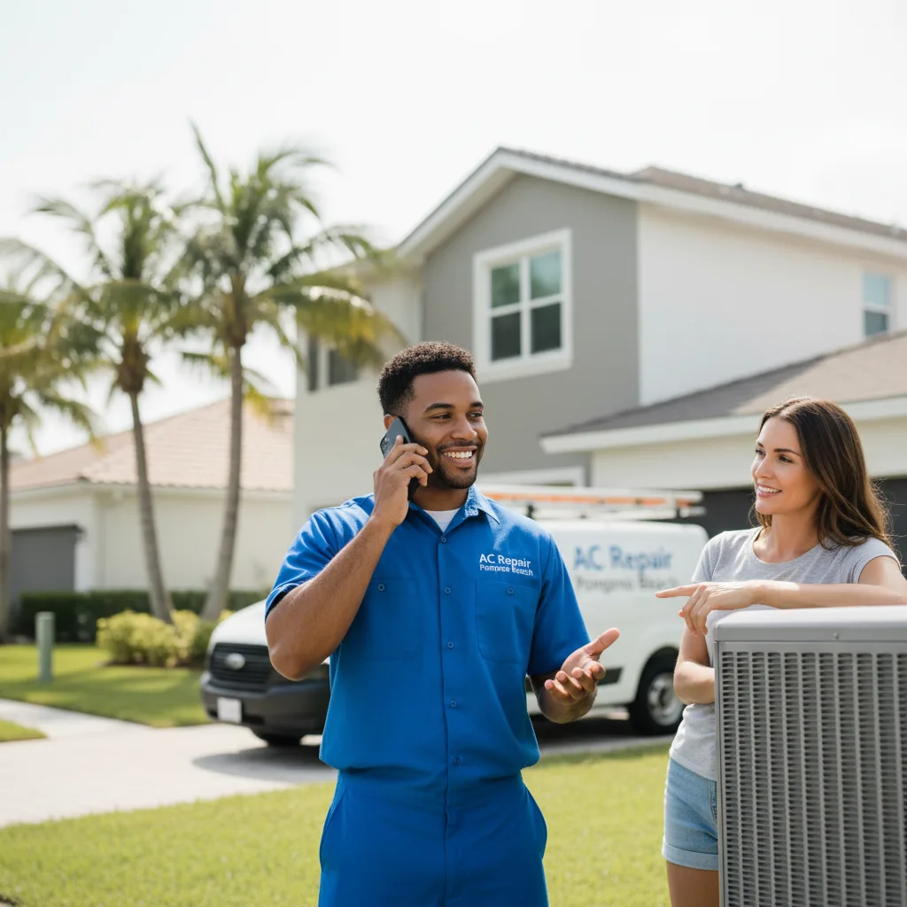 AC Repair Pompano Beach customer support in Moro